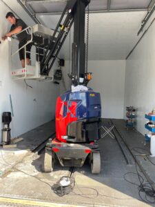 Carwash wand voor renovatie
